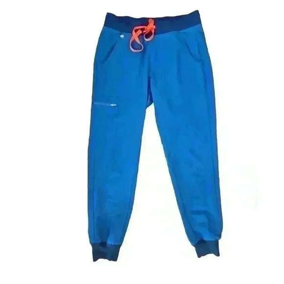 Figs Womens Blue Comfortable & Stylish Medical Zamora Jogger Scrub Pants XSP - Picture 2 of 12
